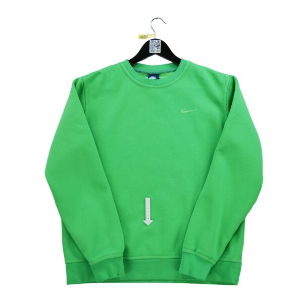 Sweat homme manches longues vert Nike Col Rond