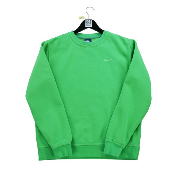 Sweat homme manches longues vert Nike Col Rond