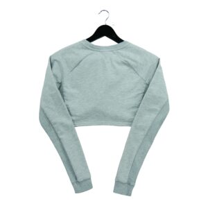 T shirt femme manches longues gris Gymshark Col Rond