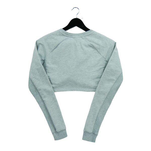 T shirt femme manches longues gris Gymshark Col Rond