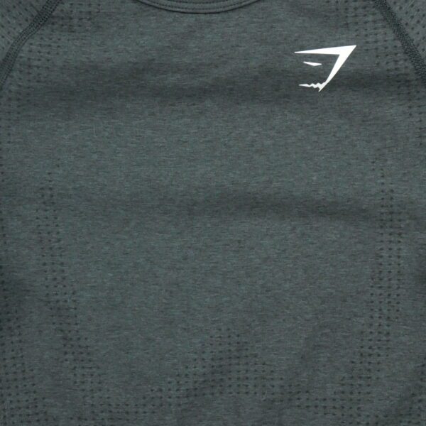 T shirt femme manches longues noir Gymshark Col Rond