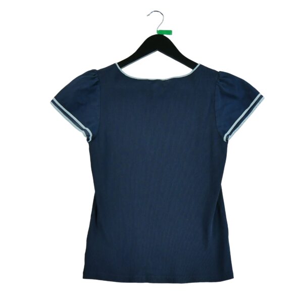 T shirt manches courtes femme marine Polo Ralph Lauren Col Rond