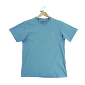 T shirt manches courtes homme bleu Carhartt Col Rond