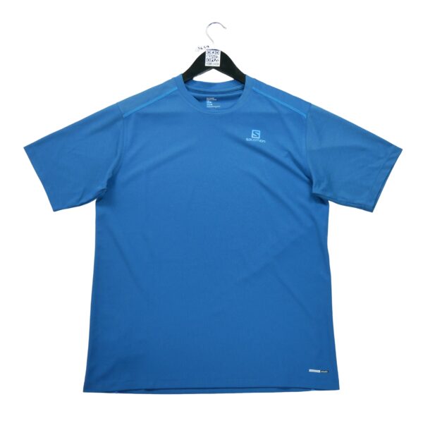 T shirt manches courtes homme bleu Salomon Col Rond