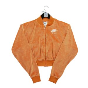 Veste de survetements femme manches longues orange Nike Col Rond