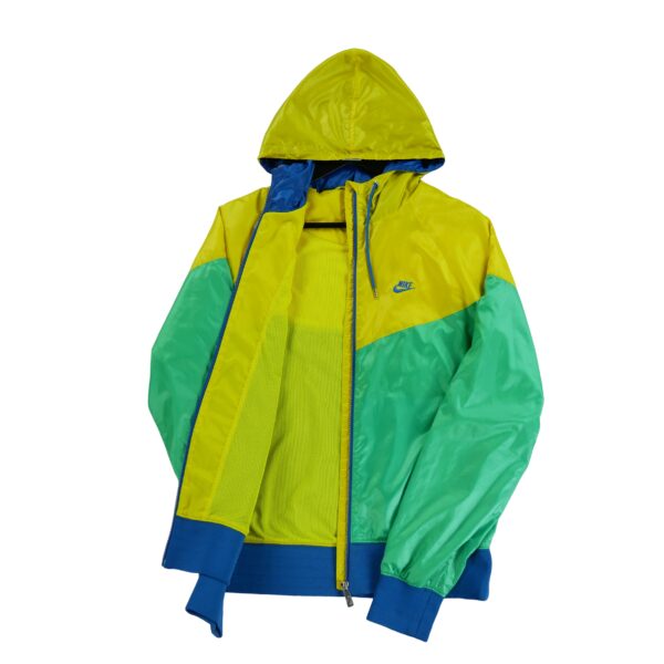 Veste legeres homme manches longues vert Nike Col Montant