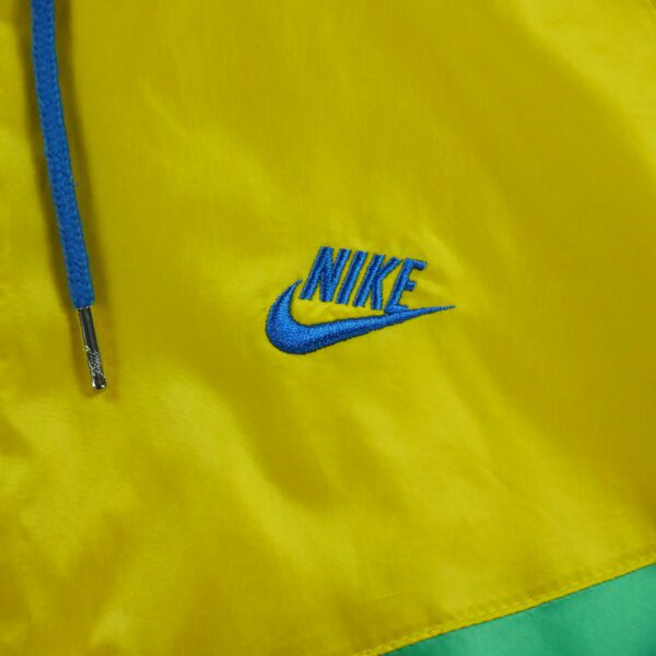 Veste legeres homme manches longues vert Nike Col Montant
