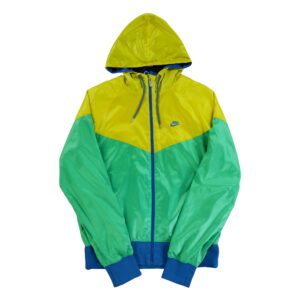Veste legeres homme manches longues vert Nike Col Montant