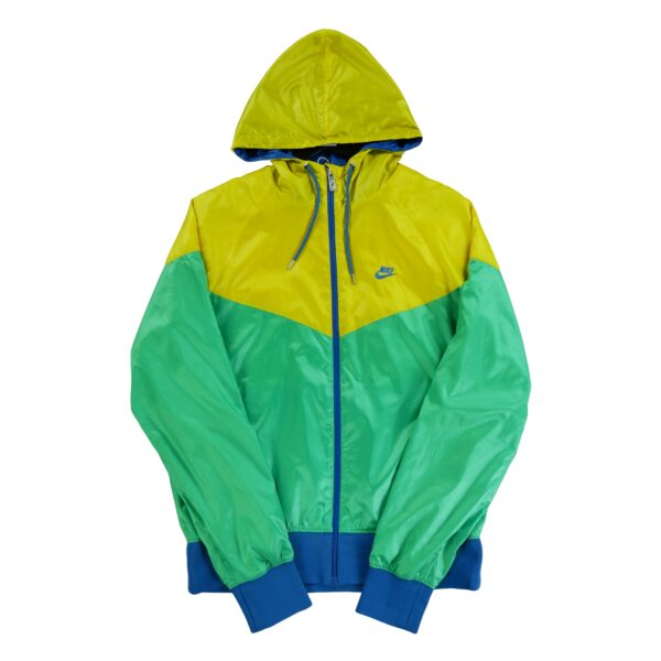 Veste legeres homme manches longues vert Nike Col Montant