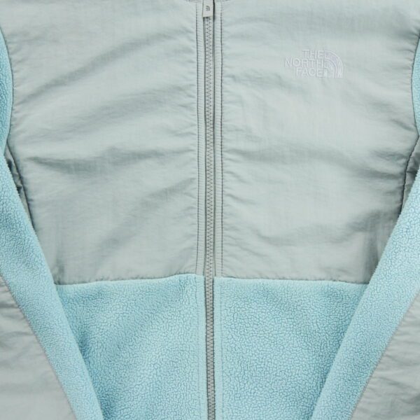 Veste polaires enfant manches longues bleu clair The North Face Col Montant