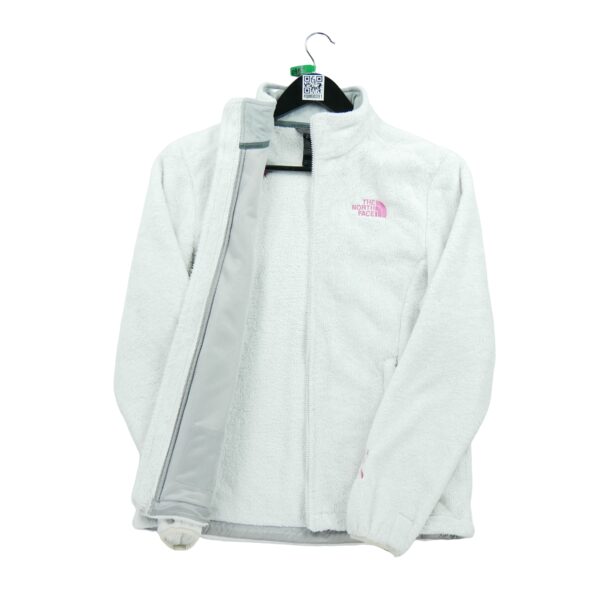 Veste polaires femme manches longues blanc The North Face Col Montant