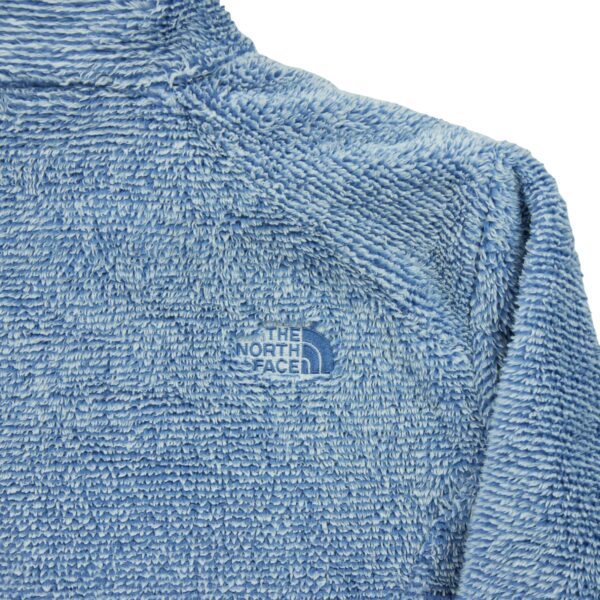 Veste polaires femme manches longues bleu The North Face Motif chine Col Montant