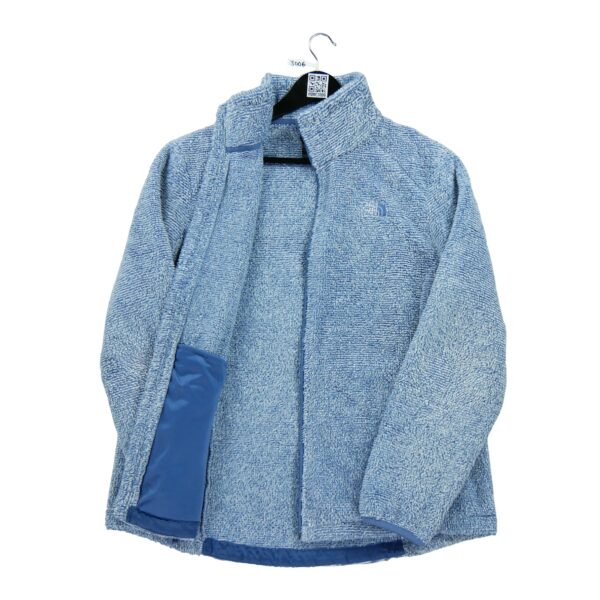 Veste polaires femme manches longues bleu The North Face Motif chine Col Montant