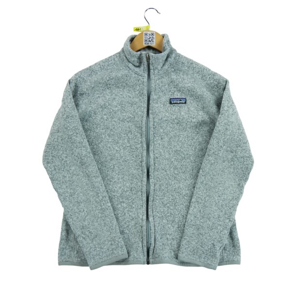 Veste polaires femme manches longues gris Patagonia Motif chine Col Montant