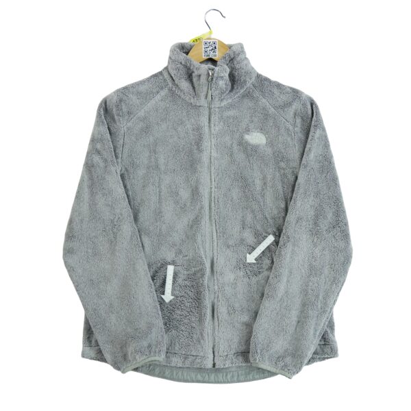 Veste polaires femme manches longues gris The North Face Col Montant