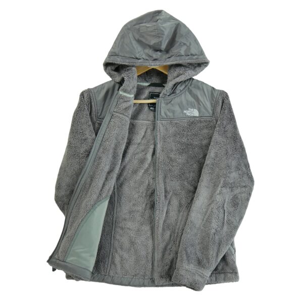 Veste polaires femme manches longues gris The North Face Col Rond