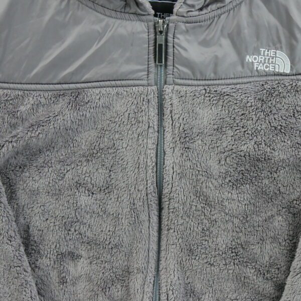 Veste polaires femme manches longues gris The North Face Col Rond