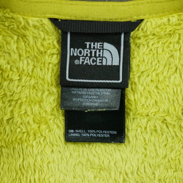 Veste polaires femme manches longues jaune The North Face Col Montant