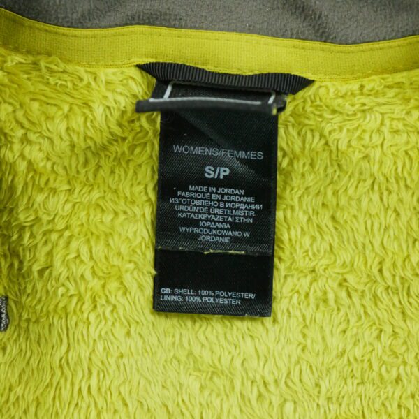 Veste polaires femme manches longues jaune The North Face Col Montant
