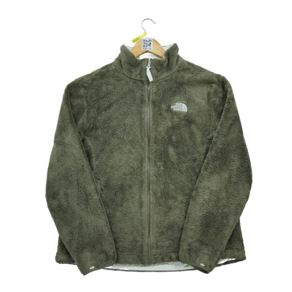 Veste polaires femme manches longues kaki The North Face Col Montant