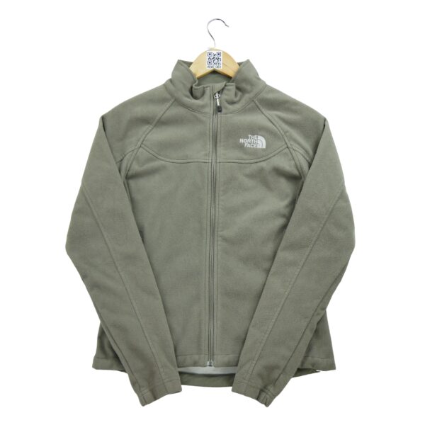 Veste polaires femme manches longues kaki The North Face Col Montant