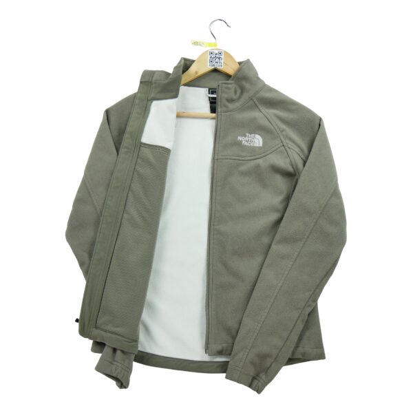 Veste polaires femme manches longues kaki The North Face Col Montant