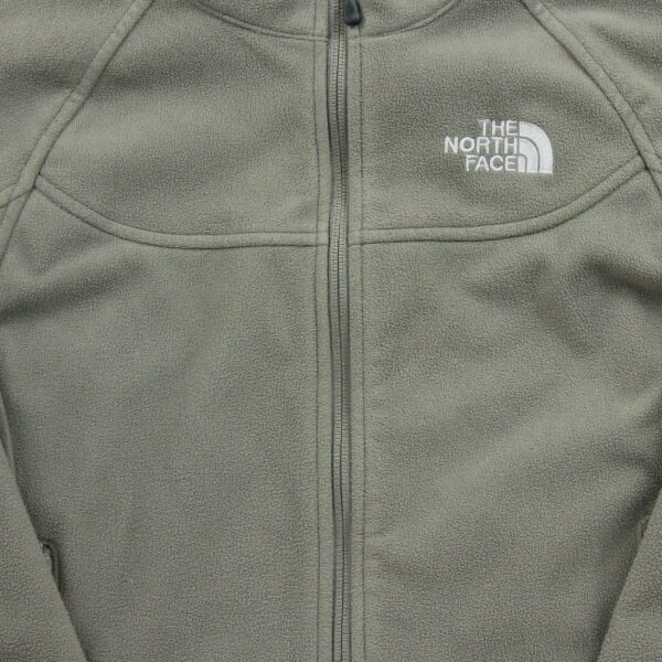 Veste polaires femme manches longues kaki The North Face Col Montant