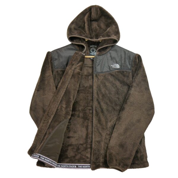 Veste polaires femme manches longues marron The North Face Col Montant