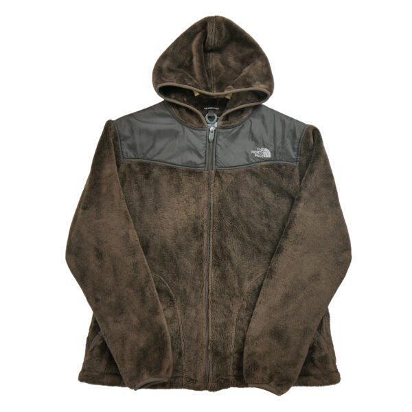 Veste polaires femme manches longues marron The North Face Col Montant
