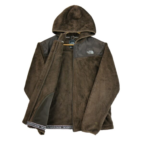 Veste polaires femme manches longues marron The North Face Col Rond