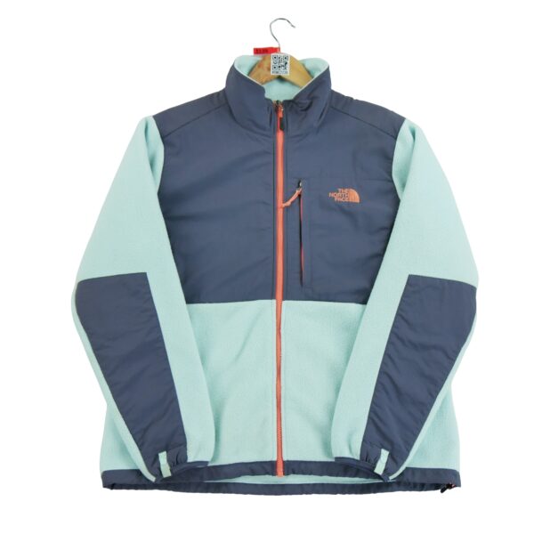Veste polaires femme manches longues turquoise The North Face Col Montant