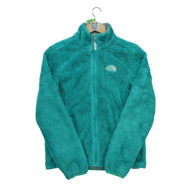 Veste polaires femme manches longues turquoise The North Face Col Montant