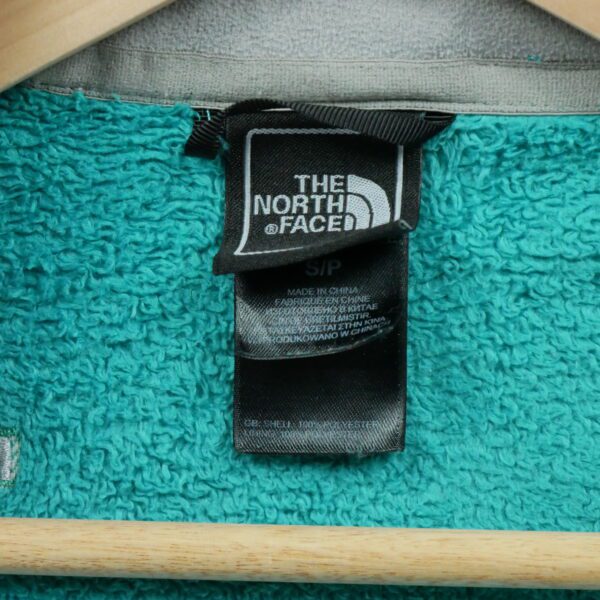 Veste polaires femme manches longues turquoise The North Face Col Montant
