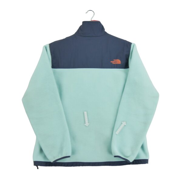 Veste polaires femme manches longues turquoise The North Face Col Montant