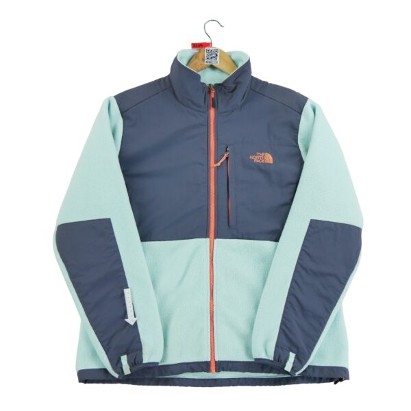 Veste polaires femme manches longues turquoise The North Face Col Montant