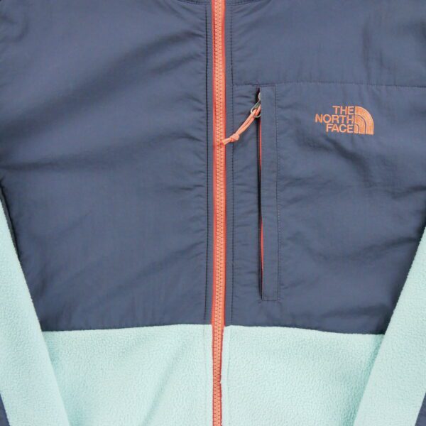 Veste polaires femme manches longues turquoise The North Face Col Montant