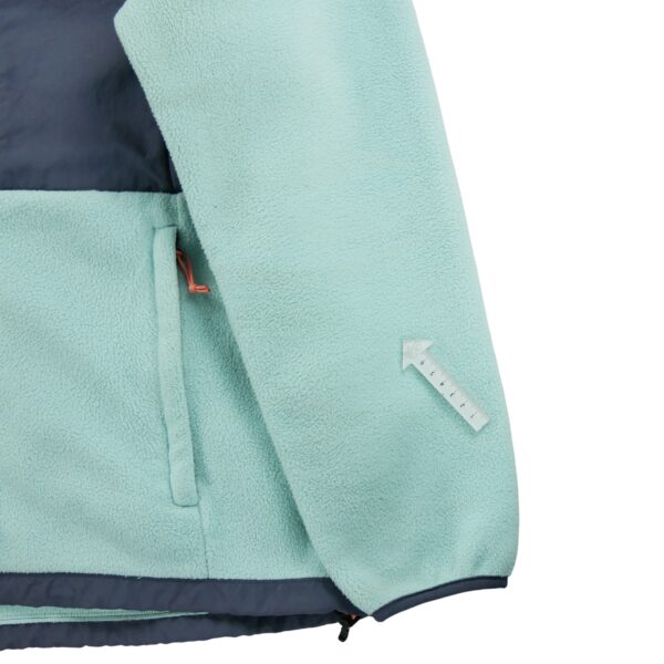 Veste polaires femme manches longues turquoise The North Face Col Montant