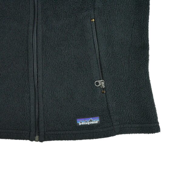 Veste polaires femme sans manches noir Patagonia Col Montant