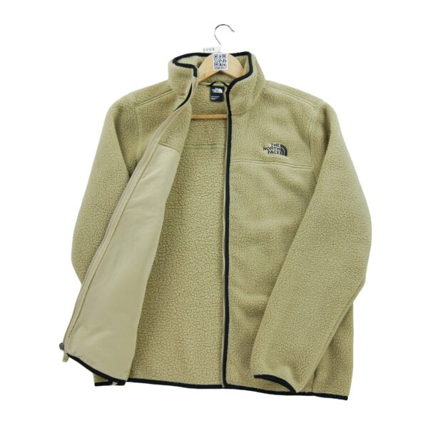 Veste polaires homme manches longues beige The North Face Col Montant