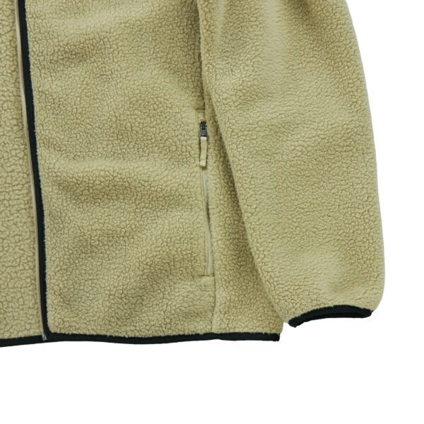 Veste polaires homme manches longues beige The North Face Col Montant
