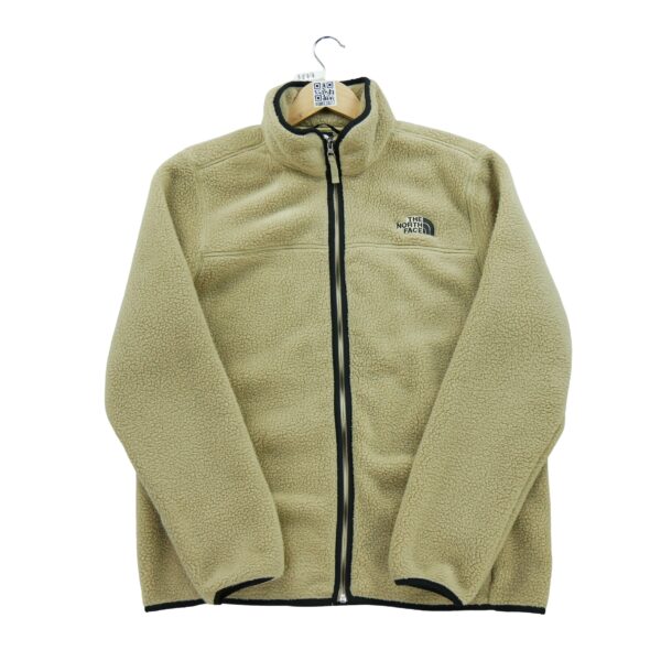 Veste polaires homme manches longues beige The North Face Col Montant