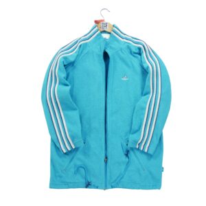 Veste polaires homme manches longues bleu Adidas Col Montant