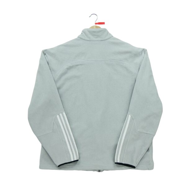 Veste polaires homme manches longues gris Adidas Col Montant