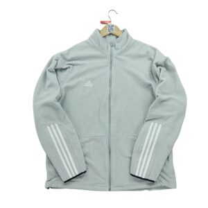 Veste polaires homme manches longues gris Adidas Col Montant
