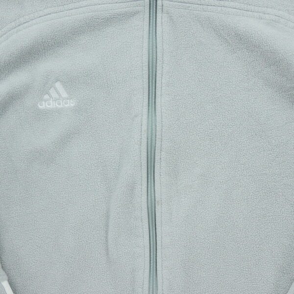 Veste polaires homme manches longues gris Adidas Col Montant