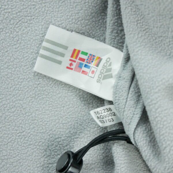 Veste polaires homme manches longues gris Adidas Col Montant