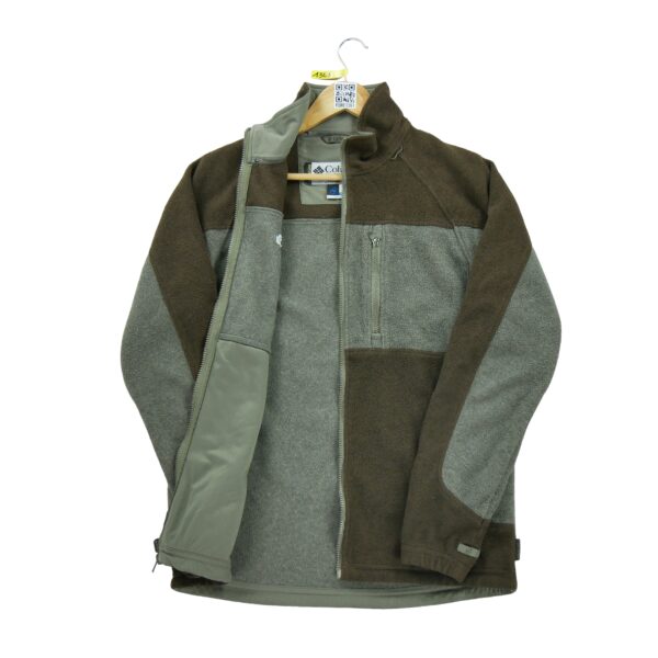 Veste polaires homme manches longues gris Columbia Col Montant QWE1361
