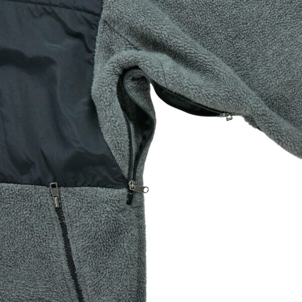Veste polaires homme manches longues gris The North Face Col Montant
