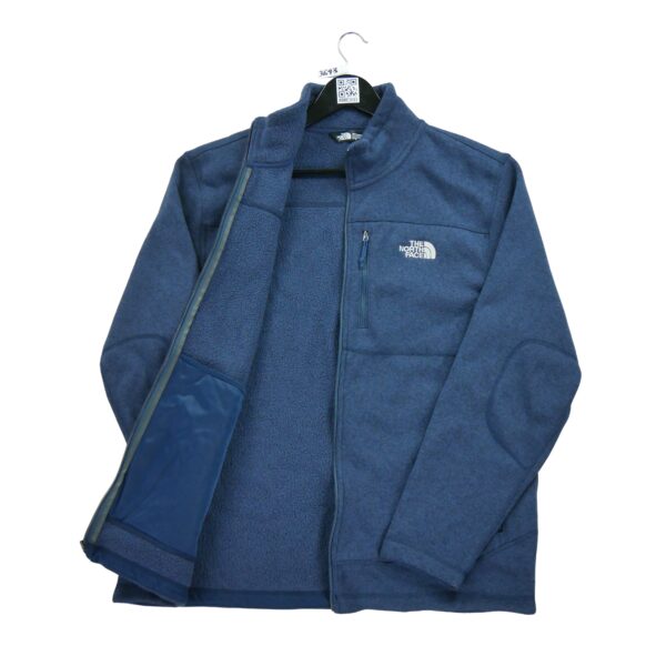 Veste polaires homme manches longues marine The North Face Motif chine Col Montant
