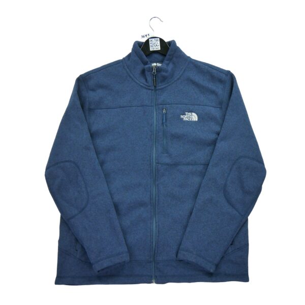 Veste polaires homme manches longues marine The North Face Motif chine Col Montant
